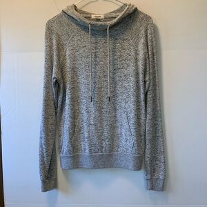 Garage Light Gray Pullover Hoodie Size S/P Front Hand Pouch